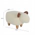  US Direct  Kids Decorative Animal Storage Stool Home Cartoon Chair With Solid Wood Legs For Office Bedroom Playroom Living Room White