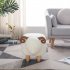  US Direct  Kids Decorative Animal Storage Stool Home Cartoon Chair With Solid Wood Legs For Office Bedroom Playroom Living Room White