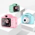  US Direct  Kids Digital Video Camera Mini Rechargeable Children Camera Shockproof 8MP HD Toddler Cameras Child Camcorder  Pink