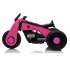  US Direct  Kids Electric Motorcycle 3 Wheels Double Drive 6v 4 5a h Children Motorcycle Without Remote Control Wh5388 Pink