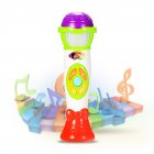 US Kids Voice Changing and Recording Microphone with Colorful Light Musical Toys ABS