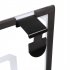  US Direct  Kids Wall Mount Clear Basketball Backboard With Basketball Pump Max Applicable Ball Diameter 5  transparent