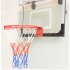  US Direct  Kids Wall Mount Clear Basketball Backboard With Basketball Pump Max Applicable Ball Diameter 5  transparent