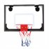  US Direct  Kids Wall Mount Clear Basketball Backboard With Basketball Pump Max Applicable Ball Diameter 5  transparent