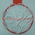  US Direct  Kids Wall Mount Clear Basketball Backboard With Basketball Pump Max Applicable Ball Diameter 5  transparent