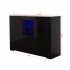 US Direct  Kitchen Sideboard Cupboard with LED Light  Black High Gloss Dining Room Buffet Storage Cabinet Hallway Living Room TV Stand Unit Display Cabinet wit