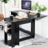  US Direct  L Shaped Home Office Wood Corner Desk Reversible L Shape Computer Desk Espresso