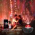  US Direct  LED Colorful Starry Projector Blueteeth USB Voice Control Music Player Projection Lamp black