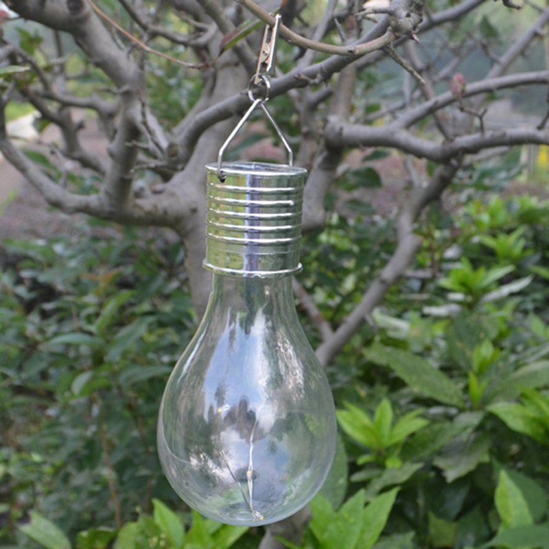 [US Direct] LED String Light Bulb Outdoor Solar Energy Courtyard Lawn Light Creative Decorative Lamp Colored Light