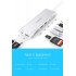  US Direct  LENTION 3 3FT Long Cable USB C Hub with 4K HDMI 2 USB 3 0 Card Reader Aux Type C Data Charging Adapter Compatible 2020 2016 MacBook Pro New Mac A 10