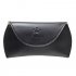  US Direct  LENTION Split Leather Sleeve Magnetic Snaps Case Bag  Soft Touch  Compatible for Apple Mouse  Black  Black