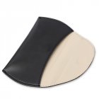 [US Direct] LENTION Split Leather Sleeve Magnetic Snaps Case Bag, Soft Touch, Compatible for Apple Mouse (Black) Black