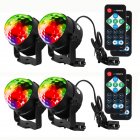  US Direct  LITAKE 4PCS Portable LED Disco Crystal Ball Party Lights