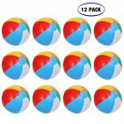 US LUMIPARTY Inflatable Rainbow Beach Balls for Sand Summer Parties