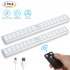  US Direct  LUNSY Dimmable LED Cabinet Lights  2pcs   Remote Controlled   USB Rechargeable Cabinet Light for Kitchen  Wardrobe  Closet  Garage etc