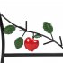  US Direct  Lacquer Painted Metal Flower  Pot  Stand  Type  Rack Colored Leaf Decoration 3 tierd Rust resistant Plant Bracket Indoor Outdoor Ornaments  ht hj008