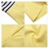  US Direct  Ladies Open Back Sleeveless Slim Fit Striped Casual Cute Mini Dress Yellow XL