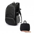 US Laptop  Backpack Foldable 35l 420d Nylon Lightweight Laptop Backpack For Cycling Hiking Camping Black