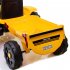  US Direct  Leadzm Dual Drive 12v 7a h Electric  Tractor With Music 2 4g Remote Control Lz 9959 yellow