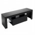  US Direct  Led Tv Cabinet With Single Drawer High Strength Space saving Particleboard Cabinet Elegant Home Decor black