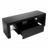  US Direct  Led Tv Cabinet With Single Drawer High Strength Space saving Particleboard Cabinet Elegant Home Decor black