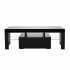  US Direct  Led Tv Cabinet With Single Drawer High Strength Space saving Particleboard Cabinet Elegant Home Decor black