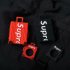 US Direct  Letter Suitcase Inspired Silicon for Airpods Case Cover with Ring Holder red