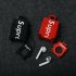  US Direct  Letter Suitcase Inspired Silicon for Airpods Case Cover with Ring Holder red