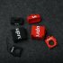  US Direct  Letter Suitcase Inspired Silicon for Airpods Case Cover with Ring Holder red