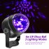  US Direct  Litake 1PC UV Black Light 6W LED Disco Ball Party Lights