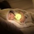  US Direct  Litake Little Cat Silicone Light for Kids Portable Silicone Colorful LED Baby Nightlight Cute Smile Cat Lamp Smiley Cat Battery Powered 