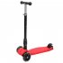  US Direct  Ls306b 3 wheeled Toddler Scooter For Kids Height Foldable Adjustable Portable Scooter red