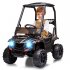  US Direct  Lumiparty 12V Kids Ride On Car Truck w Parent Remote Control  Spring Suspension  LED Lights  Spacious Seat with Belt  AUX Port  Music  Black  no Ten