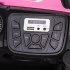  US Direct  Lumiparty 12V Kids Ride On Car Truck w Parent Remote Control  Spring Suspension  LED Lights  Spacious Seat with Belt  AUX Port  Music  Pink  no Tent
