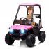  US Direct  Lumiparty 12V Kids Ride On Car Truck w Parent Remote Control  Spring Suspension  LED Lights  Spacious Seat with Belt  AUX Port  Music  Pink  no Tent
