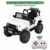  US Direct  Lz 905 Remodeled Dual Drive 45w 2 Battery 12v7ah 1 With 2 4g Remote Control Rechargeable Rc Car For Kids Gifts White