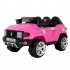  US Direct  Lz 9922 Off road Vehicle Double Drive 35w 2 Battery 12v7ah 1 With 2 4g Remote Control Rechargeable Rc Car pink