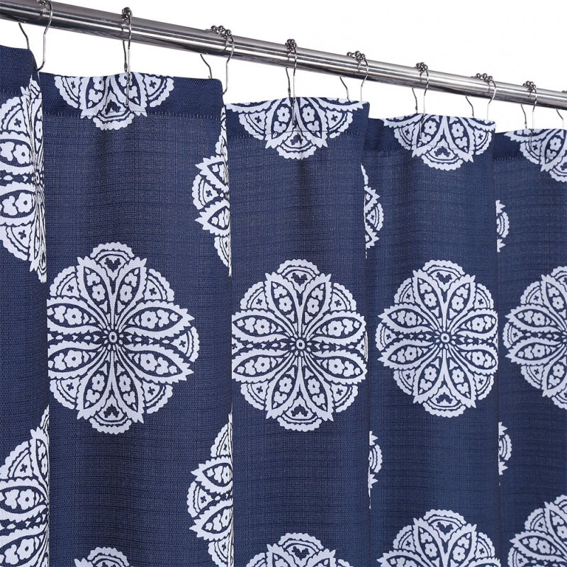 US MEDALLION Print Shower Curtain Waterproof Fabric Bath Curtain Polyester