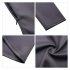  US Direct  MISSKY Women Casual Scoop Neck Long Sleeve Slim Solid Color Ruched Swing Dress