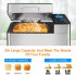  US Direct  MOOSOO 25 in 1 Bread Machine   2LB Stainless Steel Programmable Bread Making Machine with Nonstick Ceramic Pot   Digital Touch Panel 39 0 30 5 35 0