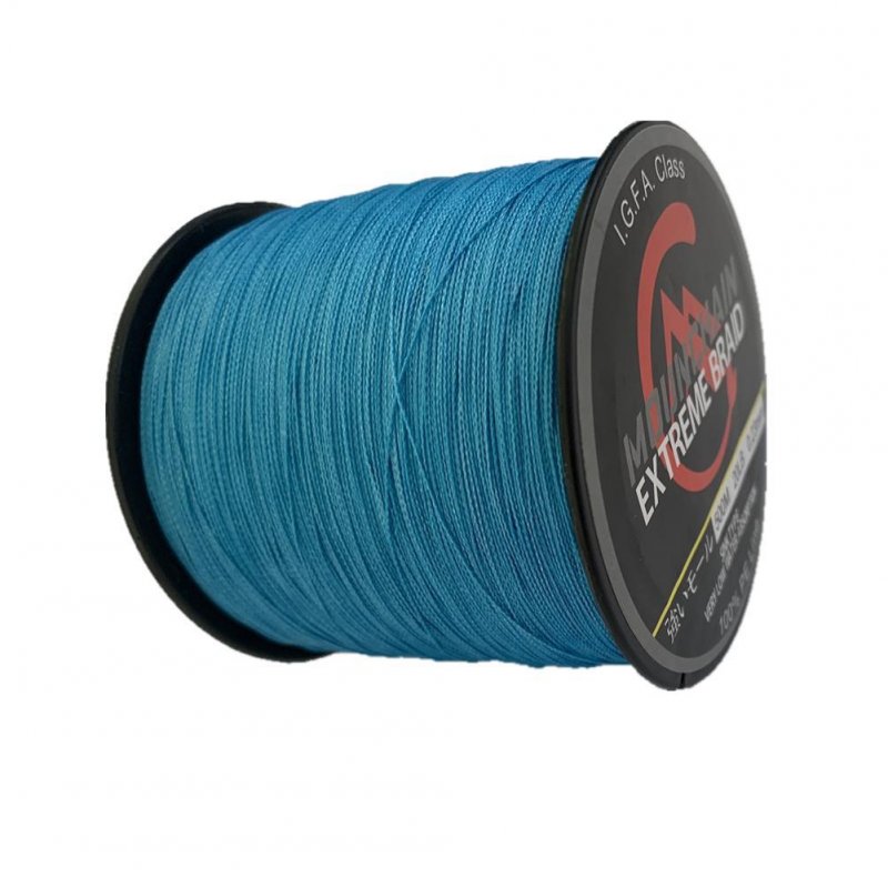 US MOUNCHAIN 300m Fishing Line 8 Strands Pe Braided Super Strong Fishing  Line Fishing Tackle blue 30LB/0.28MM