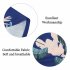  US Direct  MOUNCHAIN Ear Hanging Mask Printed Pullover Outdoor Sports Headcover Casual Sunproof Mask Scarf  Navy blue flower