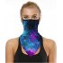  US Direct  MOUNCHAIN Ear Hanging Mask Printed Pullover Outdoor Sports Headcover Casual Sunproof Mask Scarf Black  2