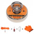 US Magnet Fishing Kit with Strong Magnet Orange