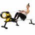  US Direct  Magnetic Rowing Machine With Lcd Monitor  46  Slide Rail  Compact Folding Rower For Home Cardio Workout