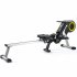  US Direct  Magnetic Resistance  Rowing Machine With Foldable Design  8 Level Adjustable Resistance  Transport Wheels  Black   Yellow  New 