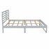  US Direct  Mdf Pine Queen size Platform Bed With Headboard 63 3 x 82 2 Inches Bed white