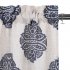  US Direct  Medallion Printed Rod Pocket Light Filtering Windows Curtain Valance for Bathroom  Kitchen  Cafe  Living Room  Bedroom