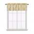  US Direct  Medallion Printed Rod Pocket Light Filtering Windows Curtain Valance for Bathroom  Kitchen  Cafe  Living Room  Bedroom