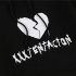  US Direct  Men Stylish Fleece Lined Hooded Sweatshirt Long Sleeve Coat Hoody Day Gift A black 2XL
